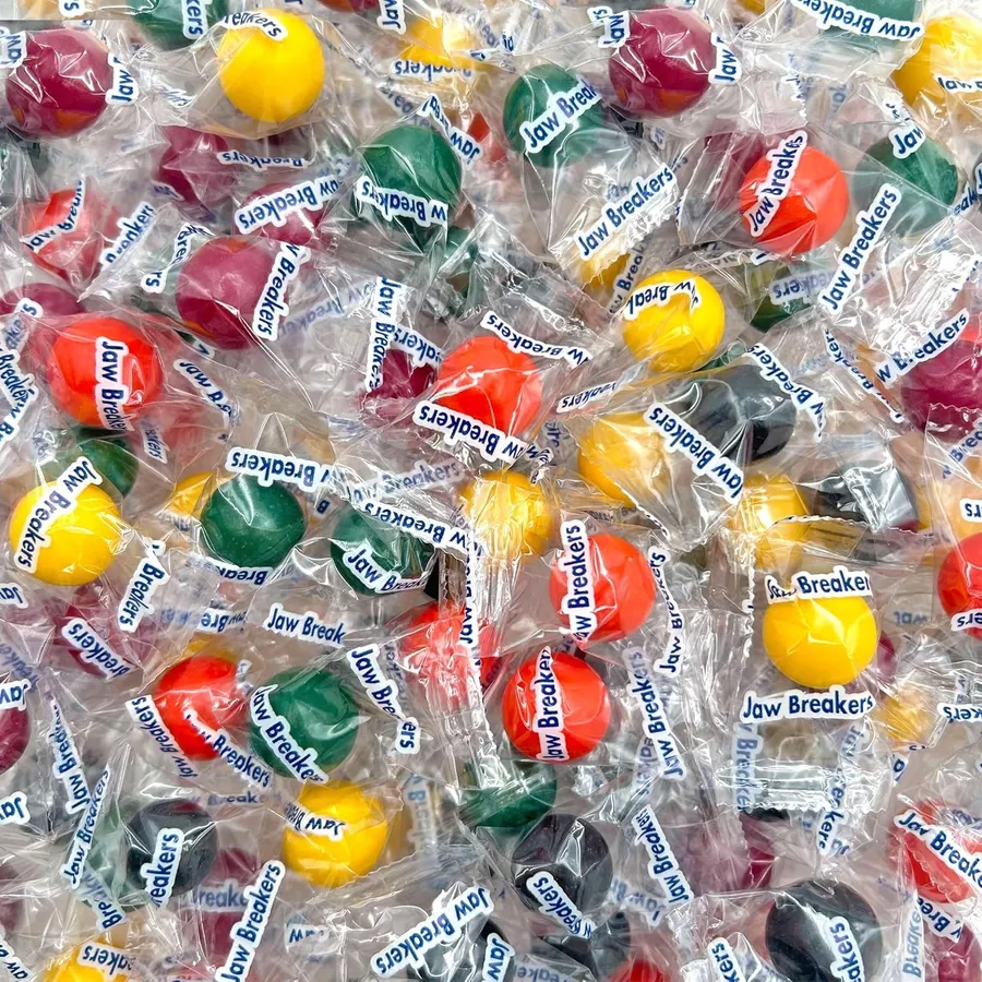 Jaw Breakers Candy, Assorted Fruit Flavored (2 Lb Bag)