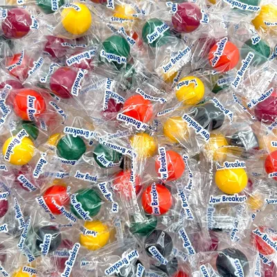 Jaw Breakers Candy, Assorted Fruit Flavored (2 Lb Bag)