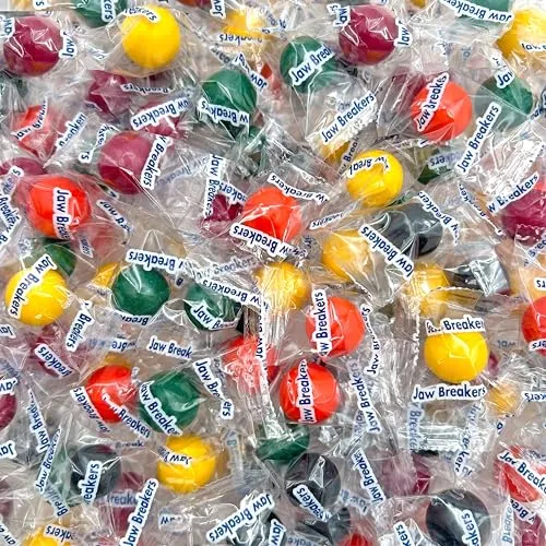 Jaw Breakers Candy, Assorted Fruit Flavored (2 Lb Bag)