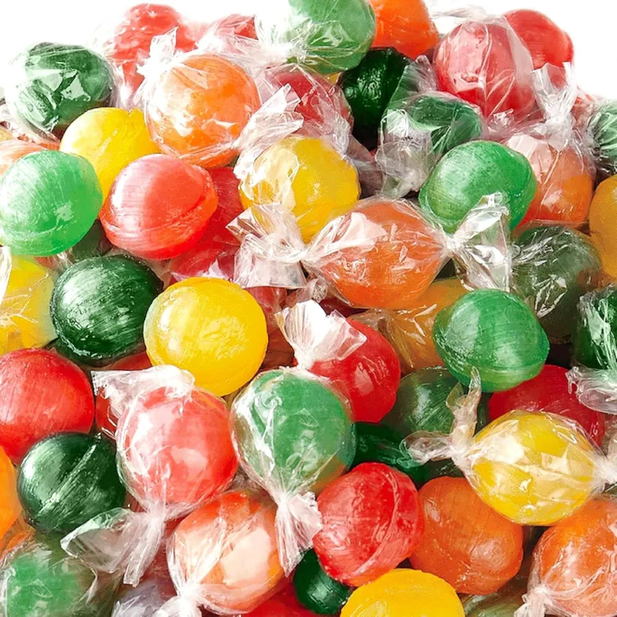 Sour Balls, Fruit Flavor Hard Candy (2 Lb Bag)